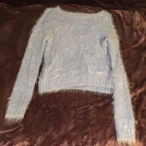 ✨y2k baby blue sweater✨